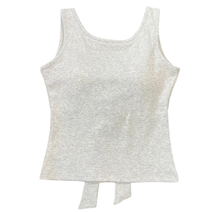 Blush Built-In Cup Bow Top - Vedlit