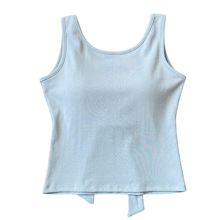 Blush Built-In Cup Bow Top - Vedlit