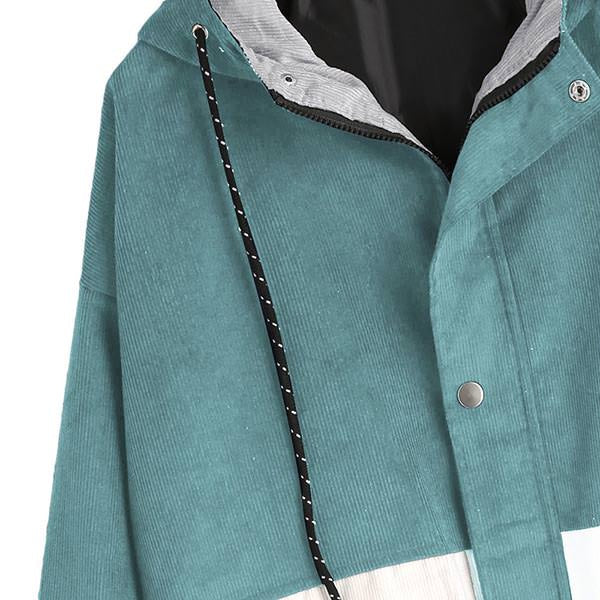 2.0 90s Kids Corduroy Hooded Jacket - Vedlit