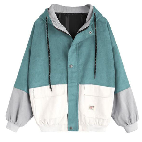 2.0 90s Kids Corduroy Hooded Jacket - Vedlit