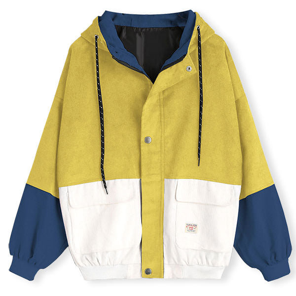 2.0 90s Kids Corduroy Hooded Jacket - Vedlit