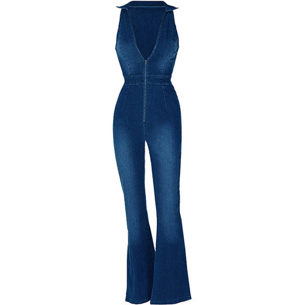 Nostalgic Games Denim Jumpsuit - Vedlit