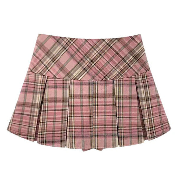 High School Crush Pleated Skirt - Vedlit