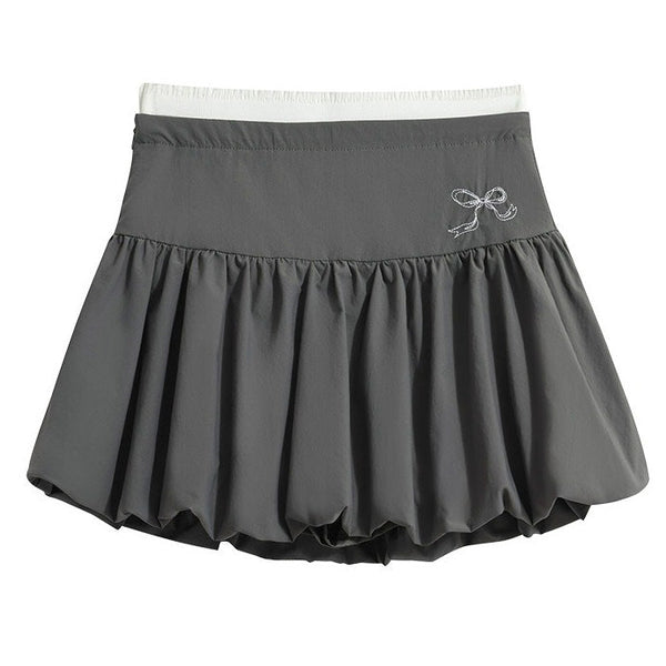 Coquette Aesthetic Balloon Mini Skirt - Vedlit
