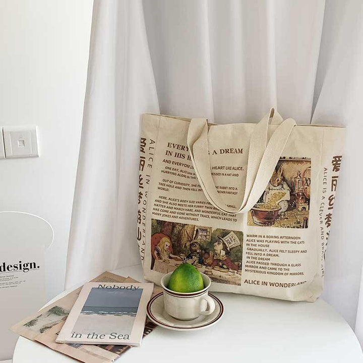 Alice in Wonderland Cloth Bag - Vedlit