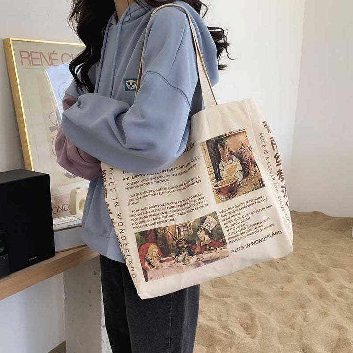 Alice in Wonderland Cloth Bag - Vedlit