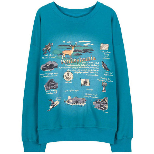 American Girl Pennsylvania Sweatshirt - Vedlit