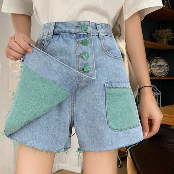 Artsy Denim Skirt - Vedlit