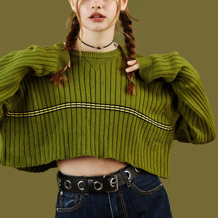 Avocado Green Jumper - Vedlit