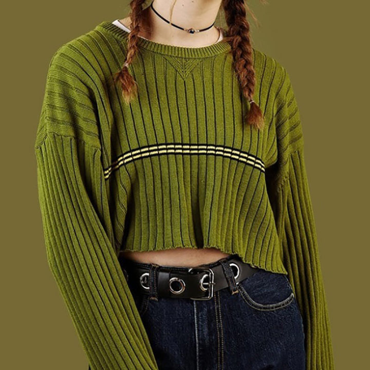 Avocado Green Jumper - Vedlit