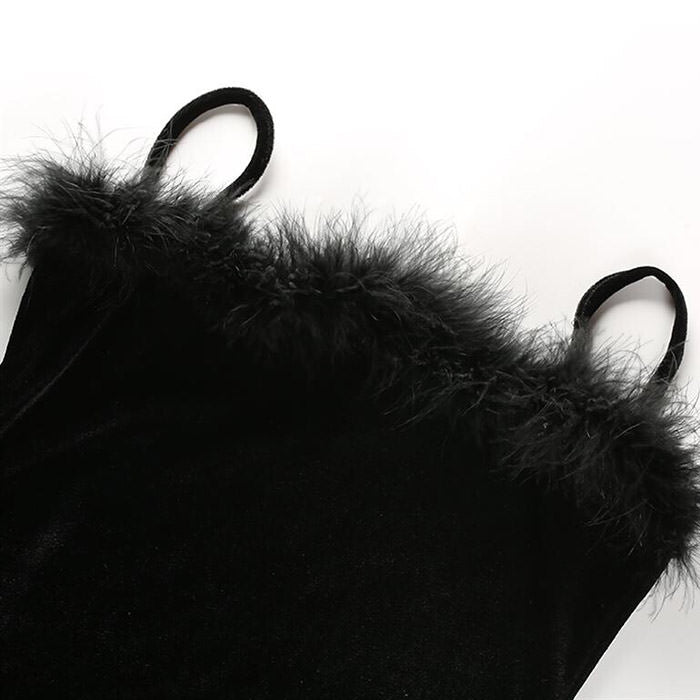 Babe Furry Dress - Vedlit