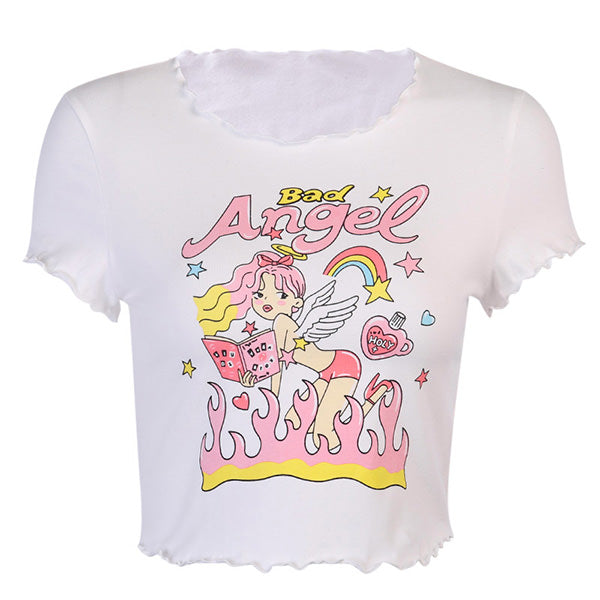 Bad Angel Crop Top - Vedlit