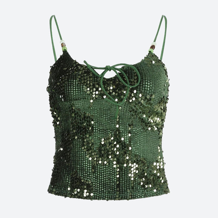 Baddie Sequined Top - Vedlit