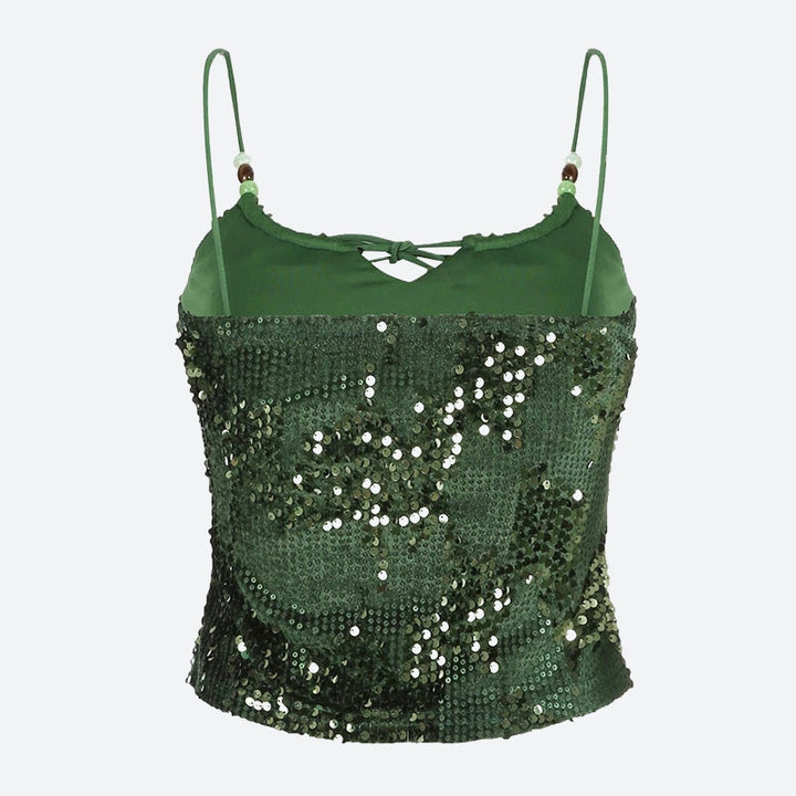 Baddie Sequined Top - Vedlit