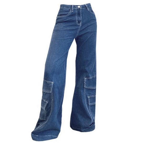 Baggy Pocket Mom Jeans - Vedlit