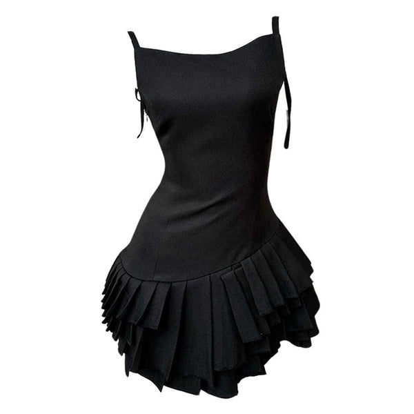 Balletcore Aesthetic Pleated Dress - Vedlit