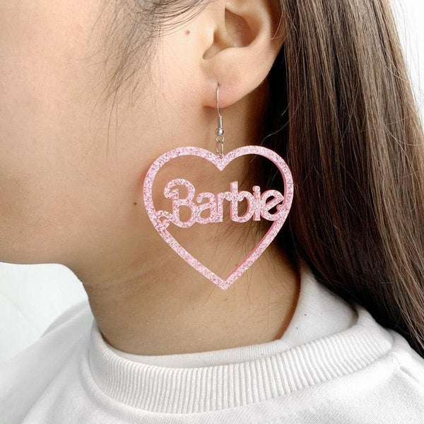 Barbie Glitter Earrings - Vedlit