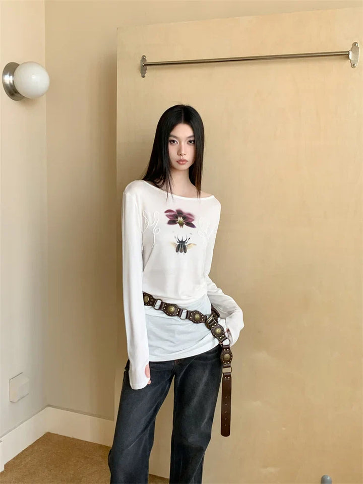 Beetle & Orchid Top - Vedlit