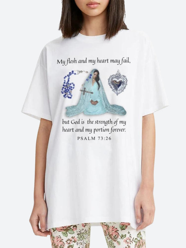 Bible Psalm 73:26 Tee - Vedlit