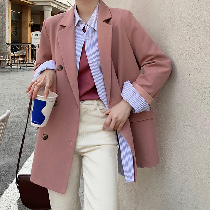 Blush Oversized Jacket - Vedlit
