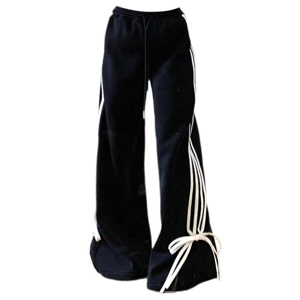 Bow Tie Side Stripe Pants - Vedlit