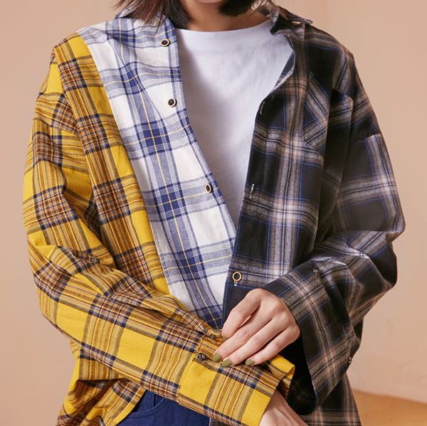 Boyfriend Check Shirt - Vedlit