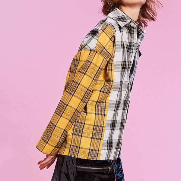 Boyfriend Check Shirt - Vedlit