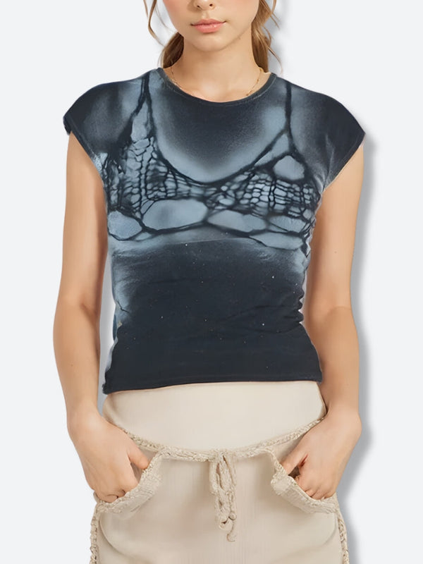 Bra Printed Tee - Vedlit