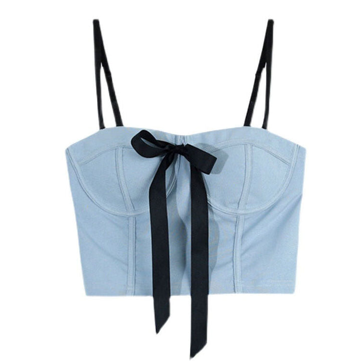 Bustier Top with Front Bow - Vedlit