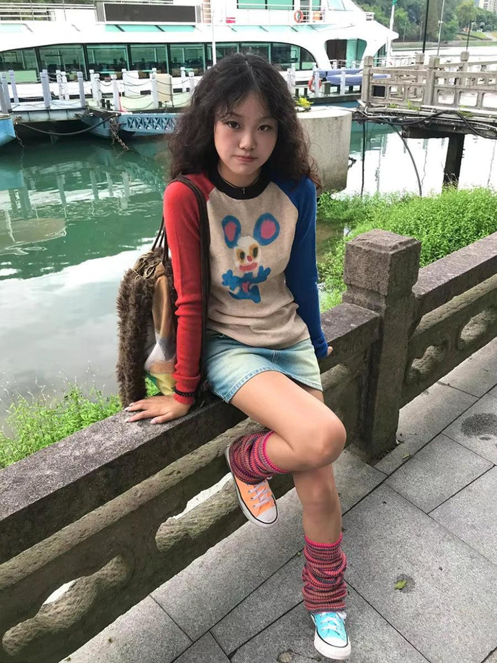 Cartoon Mouse Top - Vedlit