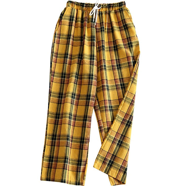 Casual Plaid Pants - Vedlit