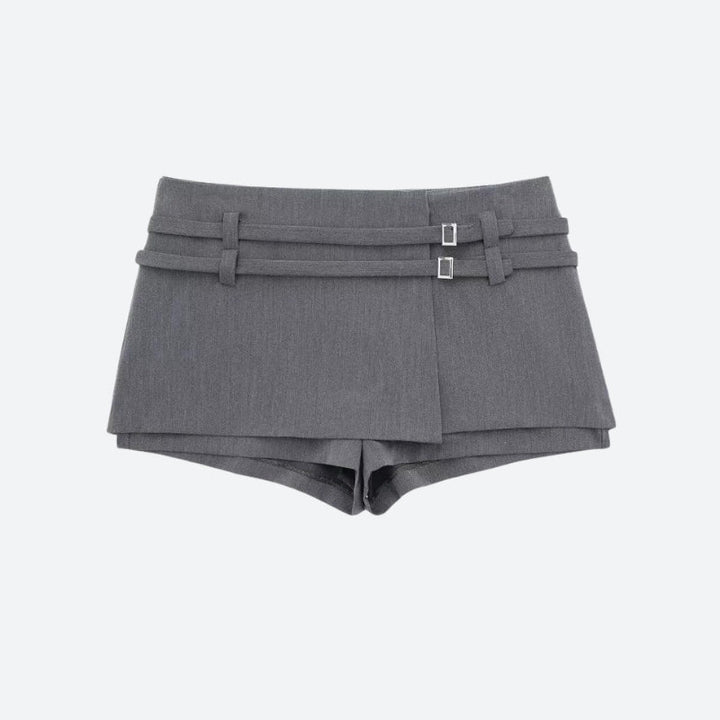 Casualcore Double Belted Mini Skort - Vedlit