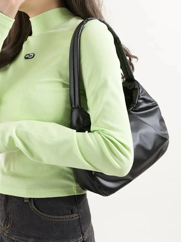 Casualcore Ruched Shoulder Bag - Vedlit