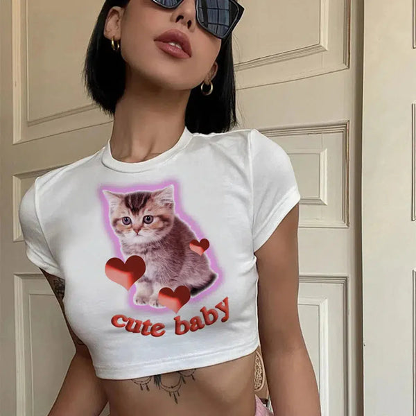 Cat Baby Tee - Vedlit