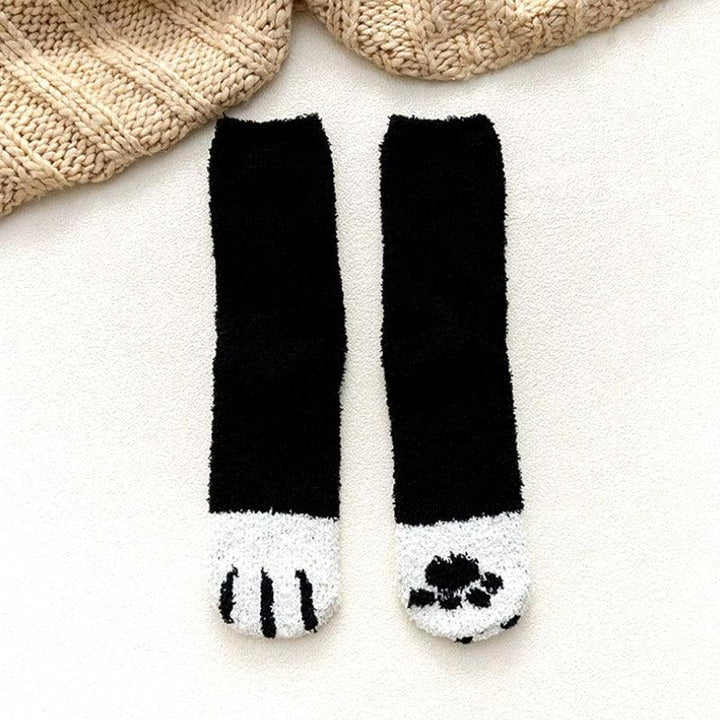 Cat Paw Plush Socks - Vedlit