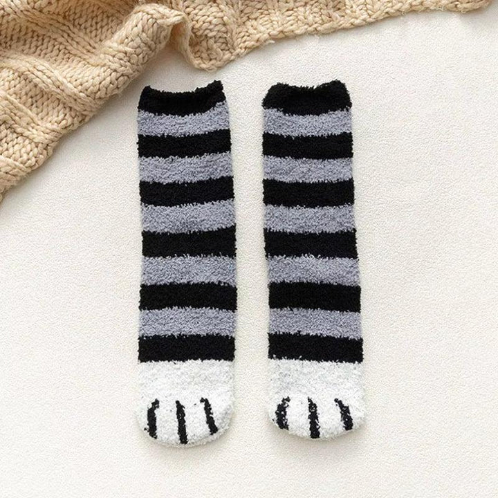 Cat Paw Plush Socks - Vedlit