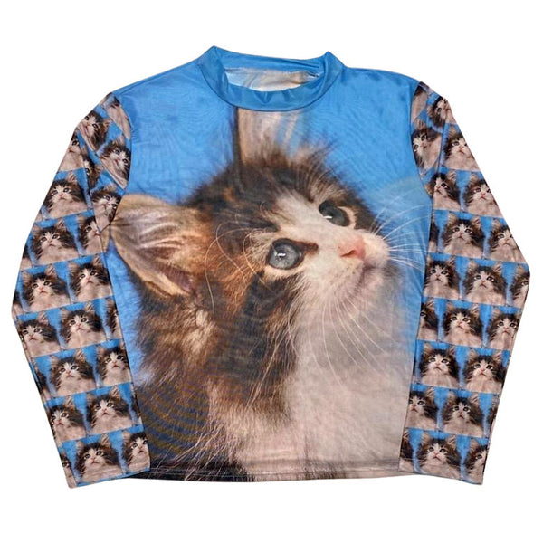 Cats Everywhere Graphic Long Sleeve - Vedlit