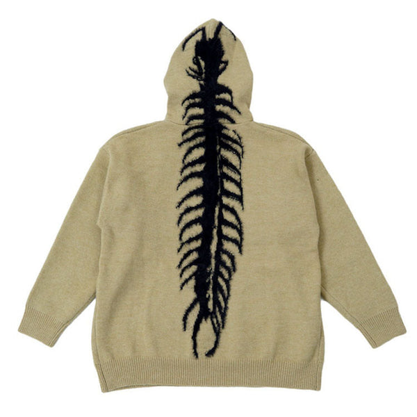 Centipede Knit Hoodie - Vedlit