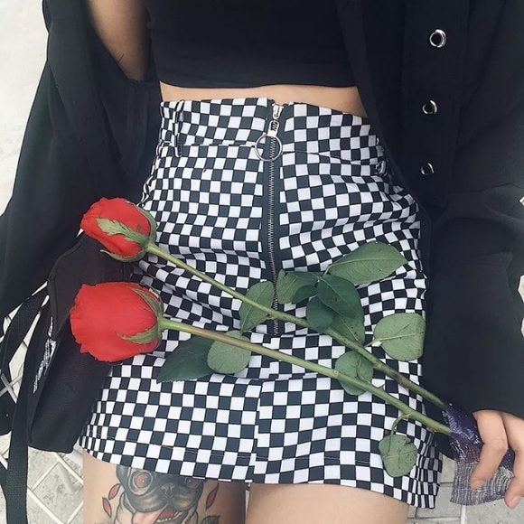Checker Skirt - Vedlit