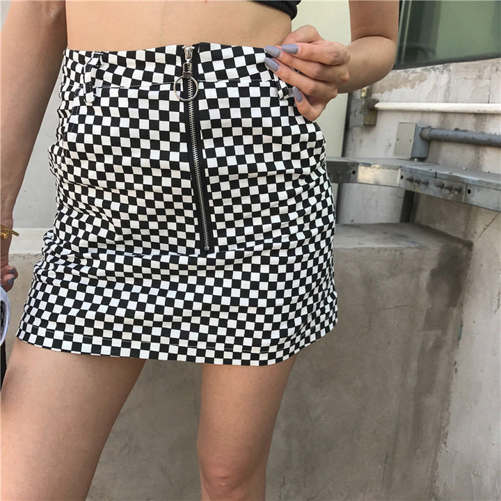 Checker Skirt - Vedlit