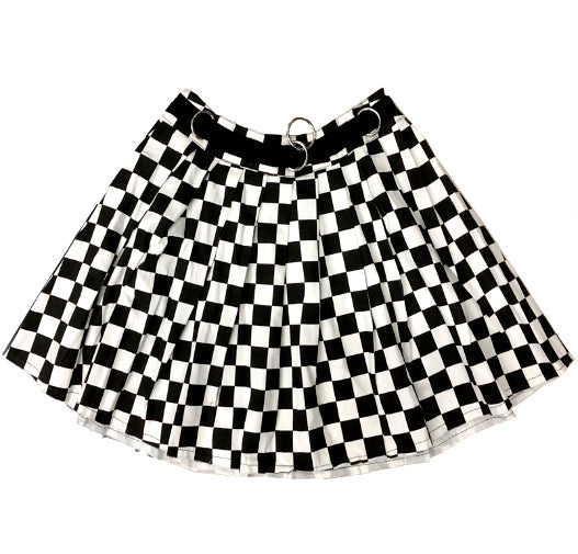 Checkered Mini Skirt - Vedlit