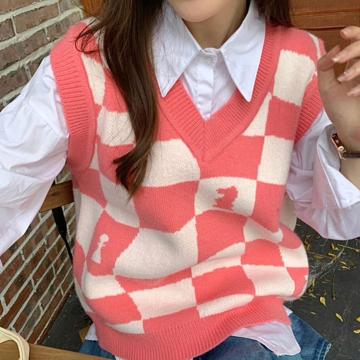 Chess Board Vest - Vedlit