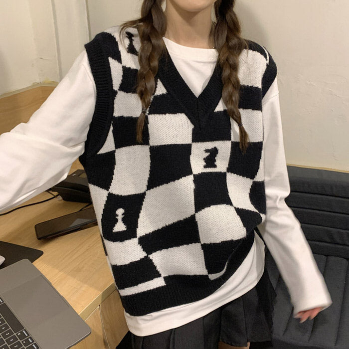 Chess Board Vest - Vedlit