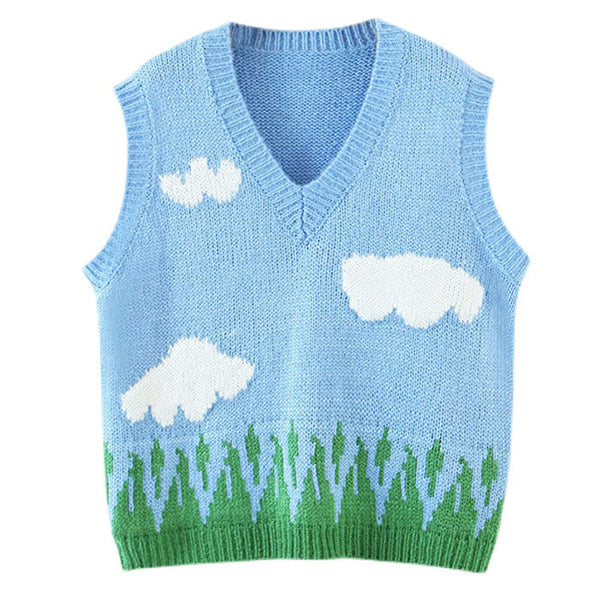 Cloud Knit Vest - Vedlit