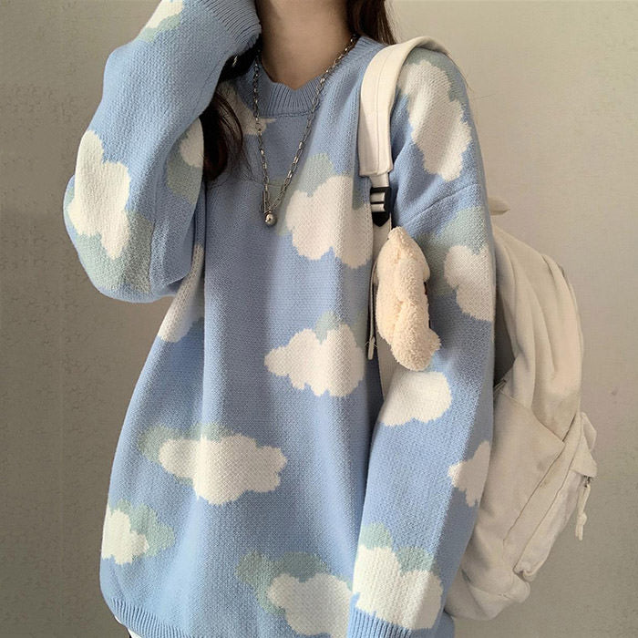 Cloudy Skies Knit Vest - Vedlit