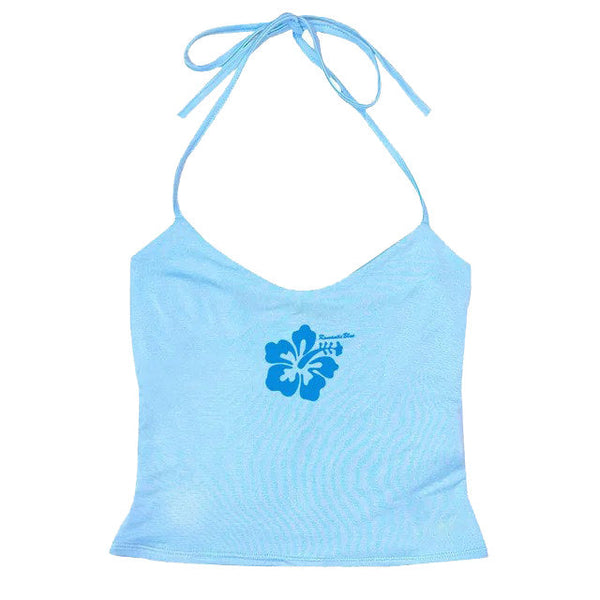 Coconut Girl Aesthetic Halter Top - Vedlit