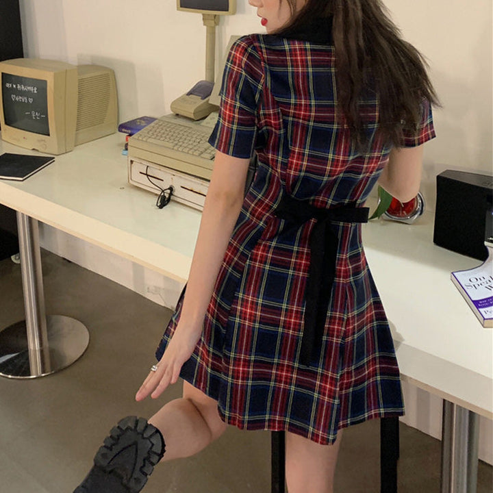 Come As You Are Plaid Dress - Vedlit