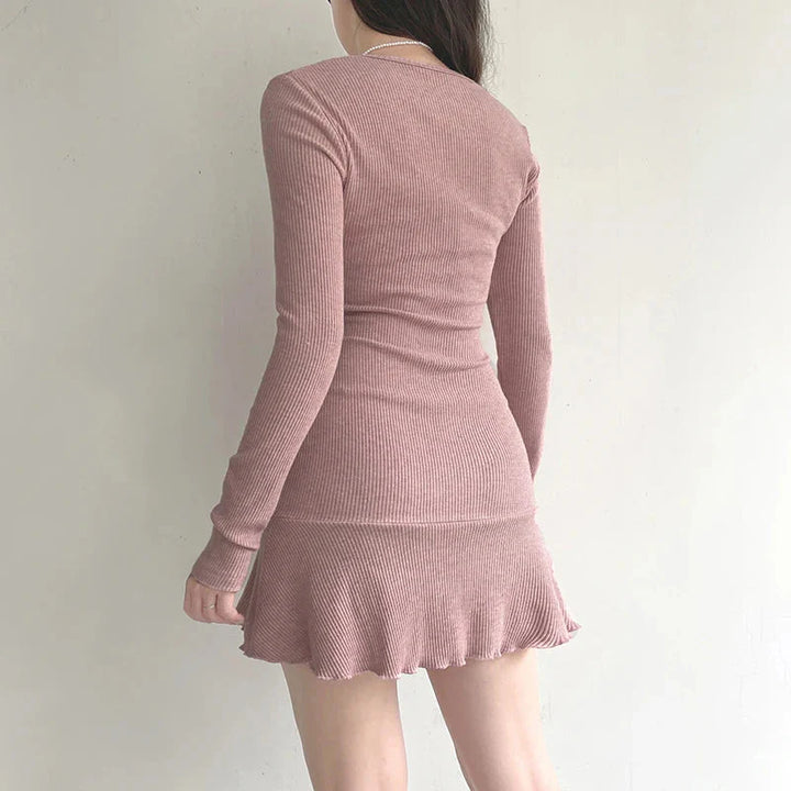 Coquette Pink Mini Dress - Vedlit