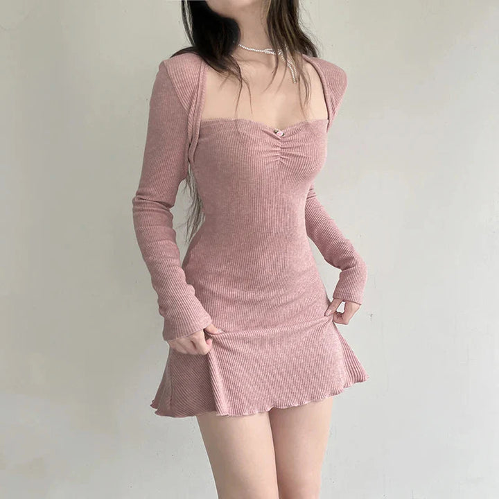 Coquette Pink Mini Dress - Vedlit