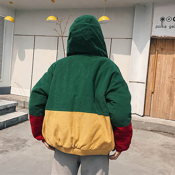 90s Kids Corduroy Hooded Jacket - Vedlit
